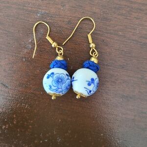 Chinoiserie Drop Earrings
